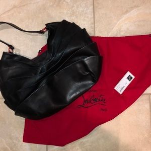 Authentic Black Christian Louboutin shoulder bag